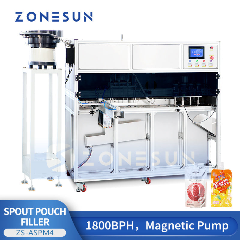 Doypack filling capping machine