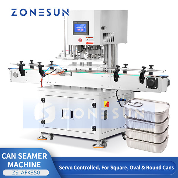 ZONESUN ZS-AFK350 Automatic Square Oval & Round Metal Can Seaming Machine