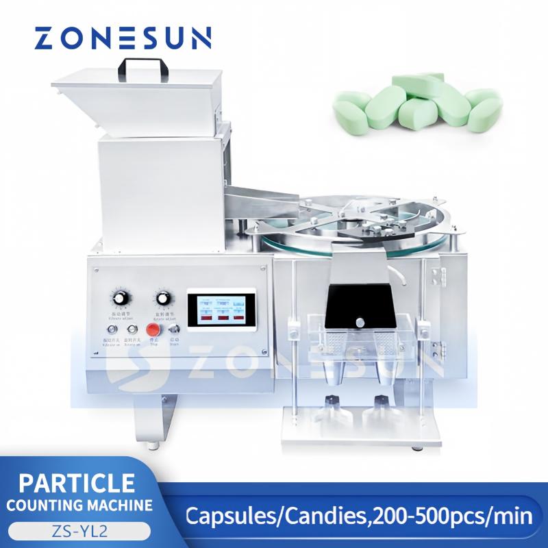 ZONESUN ZS-YL2 Capsule Counter | Dual-Port Candies Counting Machine