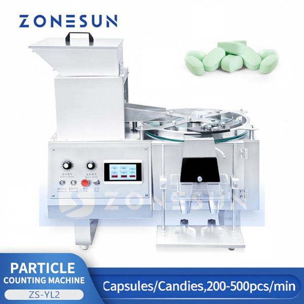 ZONESUN ZS-YL2 Capsule Counter | Dual-Port Candies Counting Machine