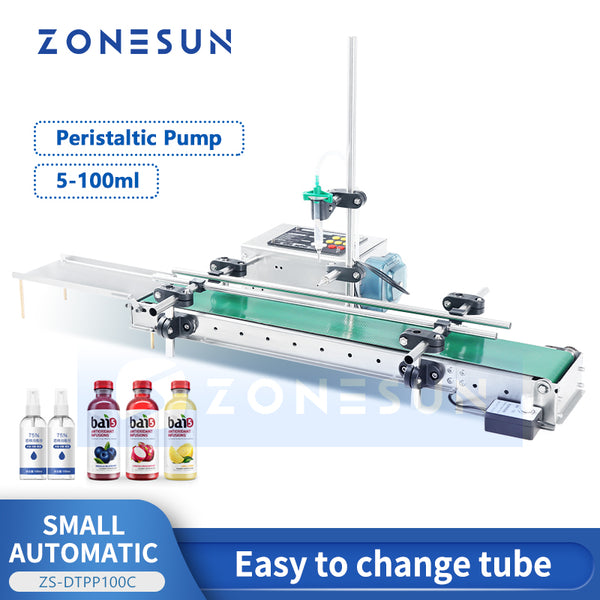 ZONESUN ZS-DTPP100C Small Peristaltic Pump Liquid Filling Machine