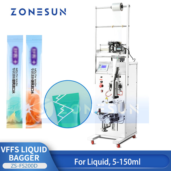 ZONESUN ZS-FS200D Liquid Sachet Filling Sealing Machine