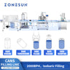 ZONESUN ZS-FAL180A11 Automatic Isobaric Carbonated Beverage Can Filling Line