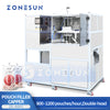 ZONESUN ZS-ASP2 Automatic Spout Pouch Piston Pump Liquid Filling Capping Machine