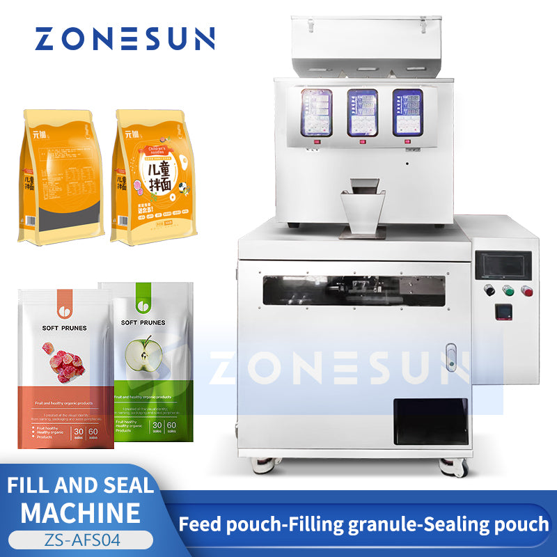 ZONESUN ZS-AFS04 Automatic Premade Pouch Granule Filling Sealing Machine