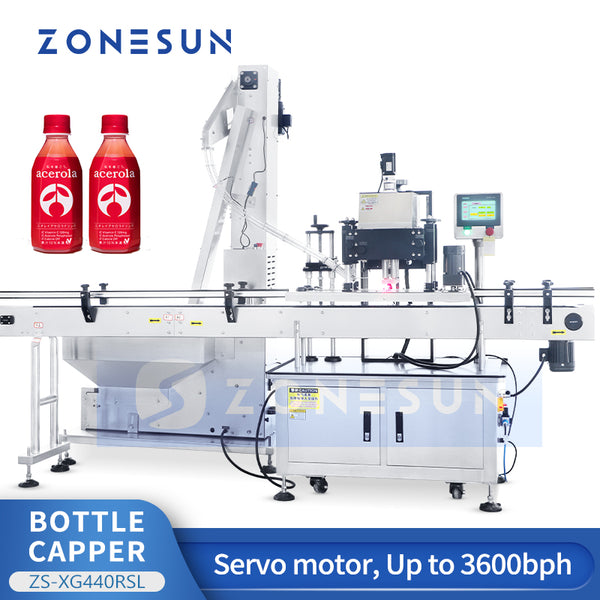 ZONESUN ZS-XG440RSL High-Speed Servo Spindle Capping Machine
