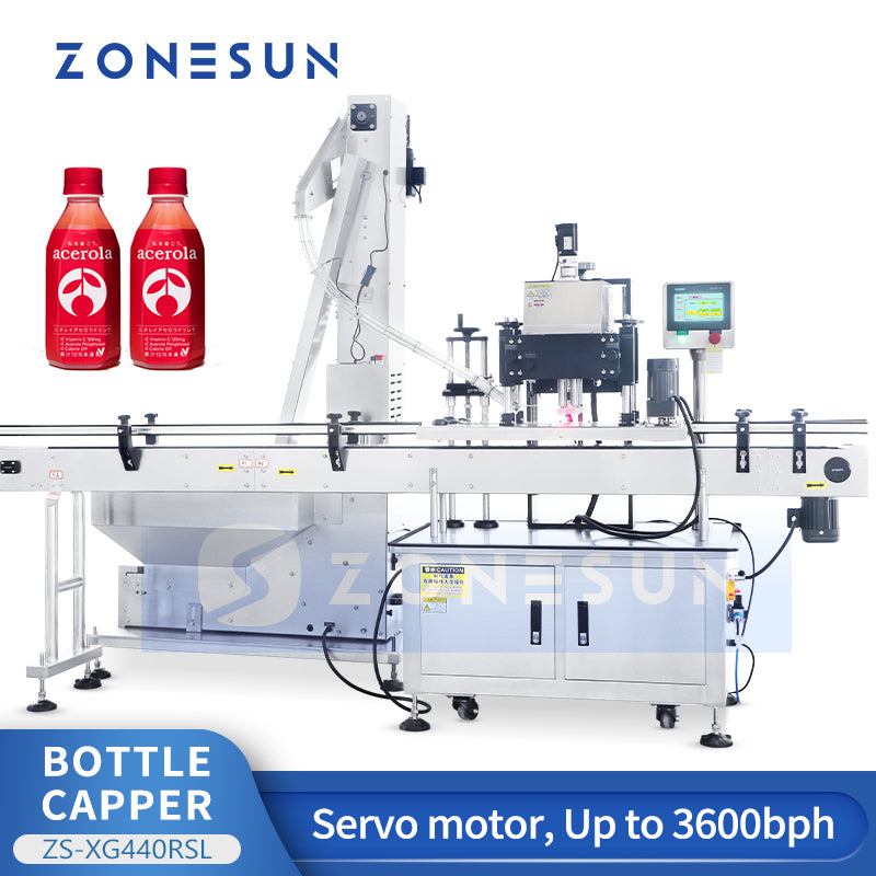 ZONESUN ZS-XG440RSL High-Speed Servo Spindle Capping Machine