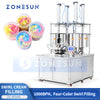ZONESUN ZS-RSV4L Semi-Automatic Multi-color Swirl Cream Filling Machine
