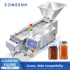 ZONESUN ZS-JF8C Semi-Automatic 8-Lane Hardware Candy Counting Filling Machine