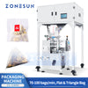 ZONESUN ZS-SJB90 VFFS Pyramid & Flat Tea Bag Packaging Machine