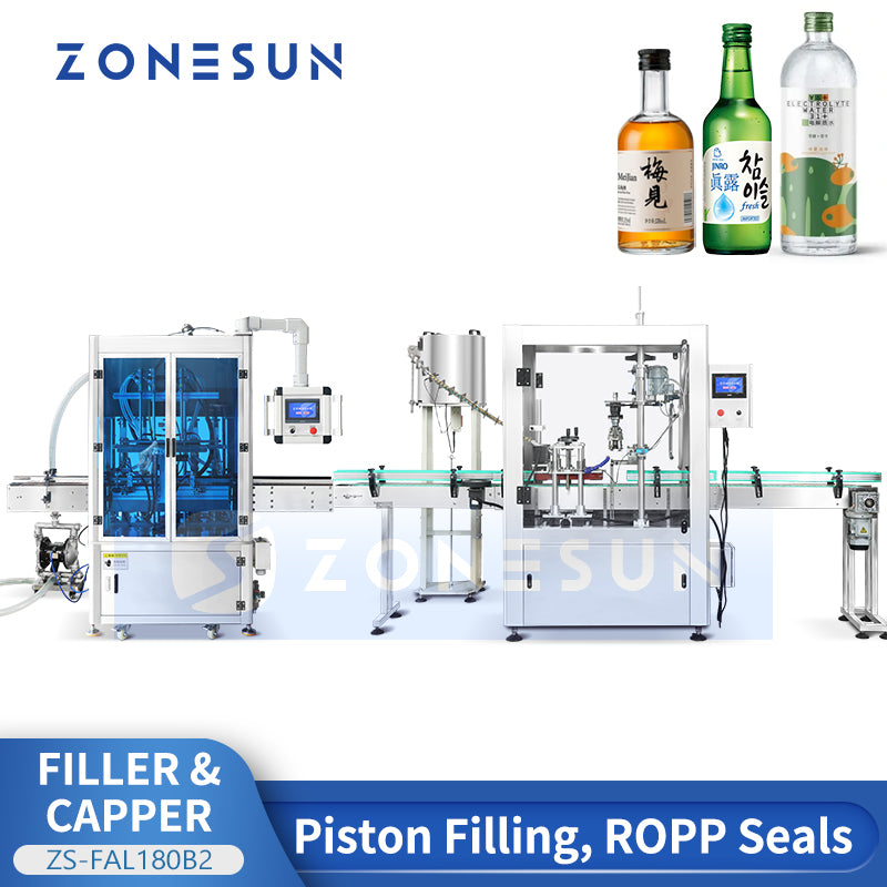 Desktop Capping Machine Ropp ZONESUN ROPP Capping Machines | Tamper-Proof Aluminum Caps