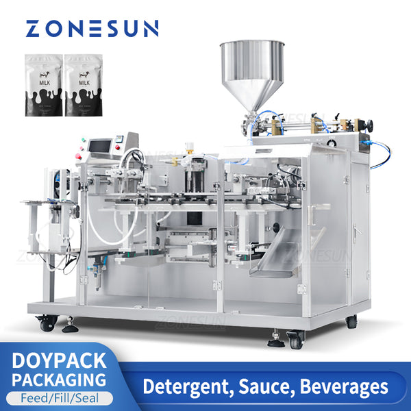ZONESUN ZS-HZL1 Automatic Doypack Liquid Paste Filling Sealing Machine
