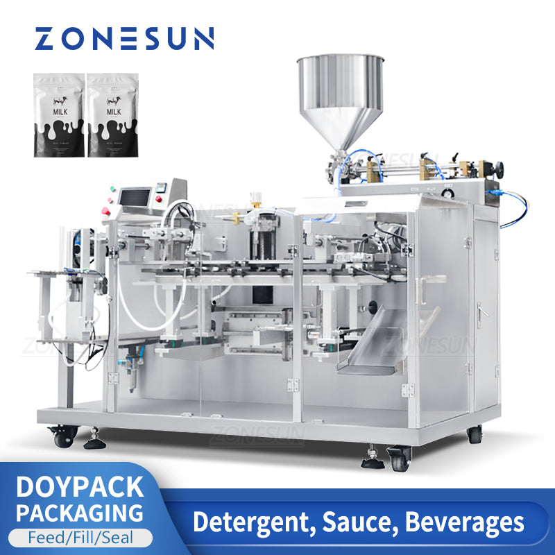 ZONESUN ZS-HZL1 Automatic Doypack Liquid Paste Filling Sealing Machine