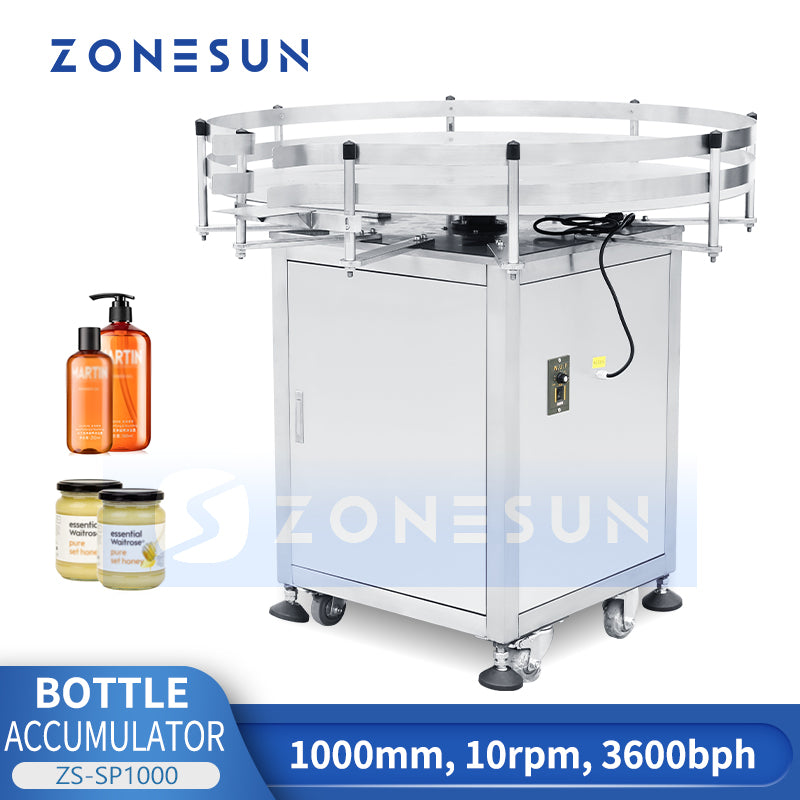 ZONESUN ZS-SP1000 Automatic Bottle Unscrambler Sorting Machine For Production Line