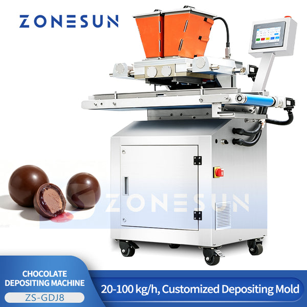 ZONESUN ZS-GDJ8 Semi-Automatic Chocolate Filling & Depositing Machine
