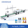 ZONESUN ZS-DPYT200L 2-Head Liquid Filling Machine with Long Conveyor