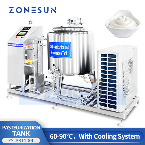 ZONESUN ZS-PRT100L Milk Pasteurization Tank with Heating and Cooling