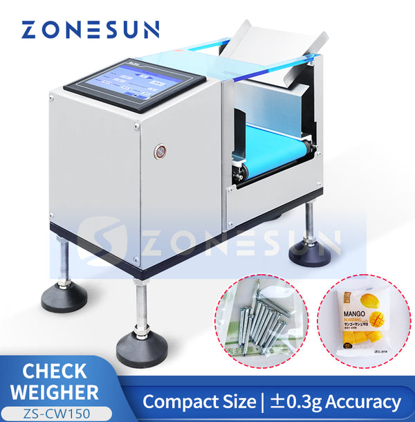 ZONESUN ZS-CW150 Compact Checkweigher for Small Pouches & Packaged Items