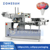 ZONESUN ZS-TCW2 Automatic Twist Lollipop Wrapping Machine
