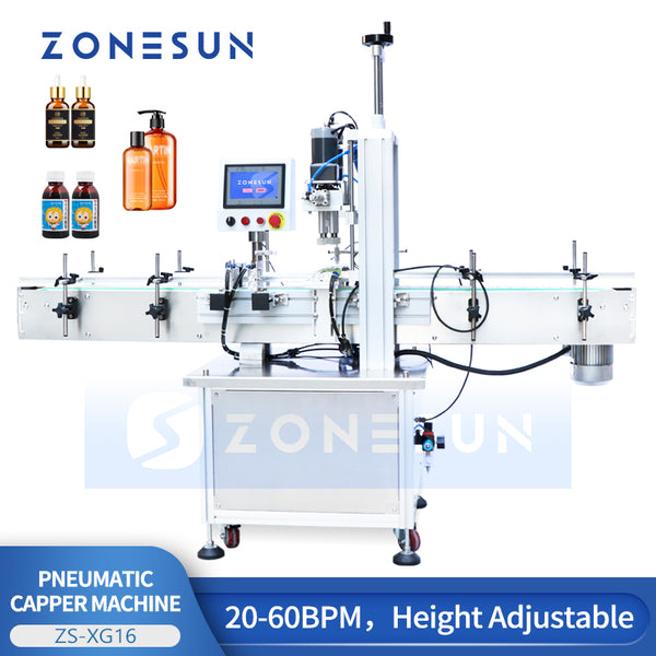 ZONESUN ZS-XG16 Automatic Pneumatic Spindle Capping Machine