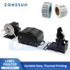 ZONESUN ZS-RPR01 Thermal Transfer Barcode Label Printer with Automatic Rewinder for Roll Labels