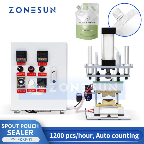 ZONESUN ZS-FKSP01 Semi-Automatic Spout Pouch Sealing Machine