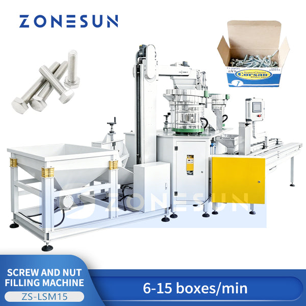 ZONESUN ZS-LSM15 Nut and Bolt Packing Machine Granule Packer