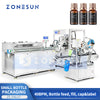 ZONESUN ZS-FALU7 Automatic 3 Heads Peristaltic Pump Essential Oils Collagen Youth Drink Production Line