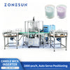 ZONESUN ZS-ACW2 Automatic Candle Wick Inserting Machine for High-Volume Candle Production Lines