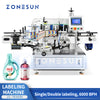 ZONESUN ZS-TB300N Autoamtic Round Square Bottle Double Side Labeling Machine
