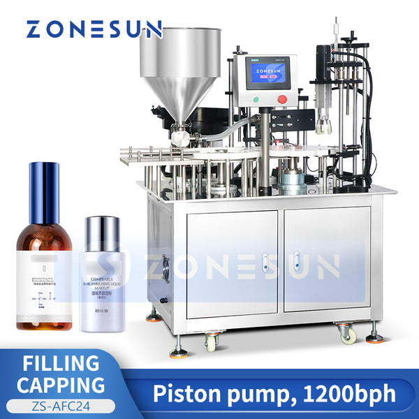 Piston Pump Liquid Filling Capping Machine