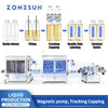ZONESUN ZS-FAL180G11 Automatic Juice Water Beverage Tracking Filling Capping Labeling Production Line
