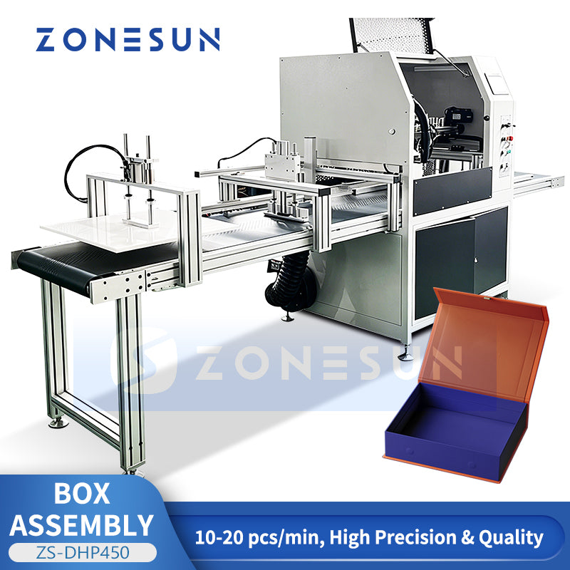 Rigid box making machine