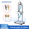 ZONESUN ZS-JG300 Pneumatic Spray Perfume Bottle Cap Dip Tube Cutting Machine