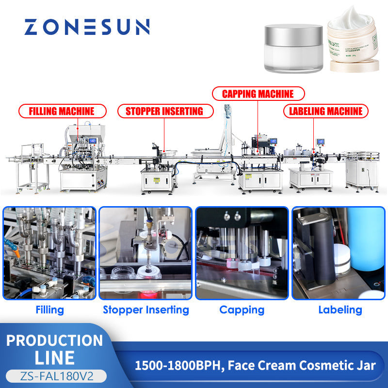 Face Cream Packaging Production Line