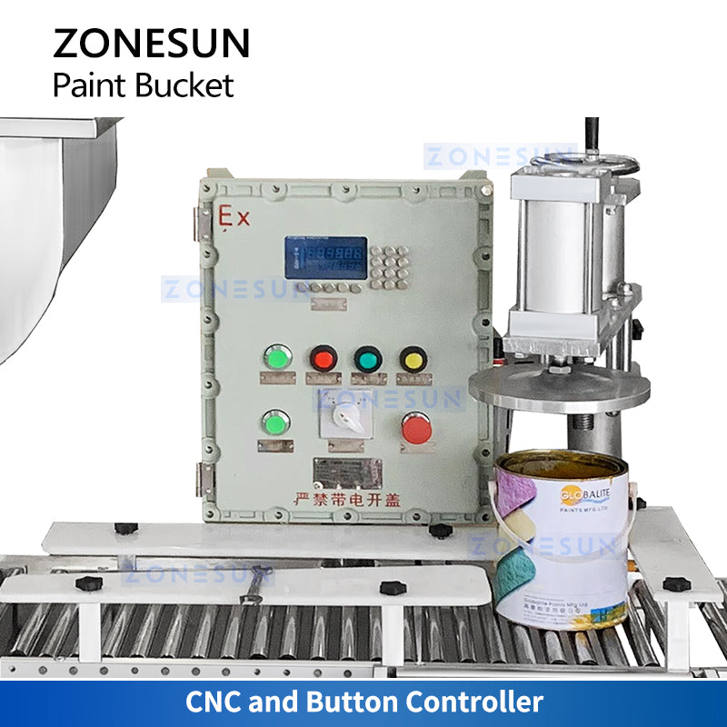 ZONESUN ZS-AFC22 5 Gallon Paint Bucket Liquid Filling Capping Machine