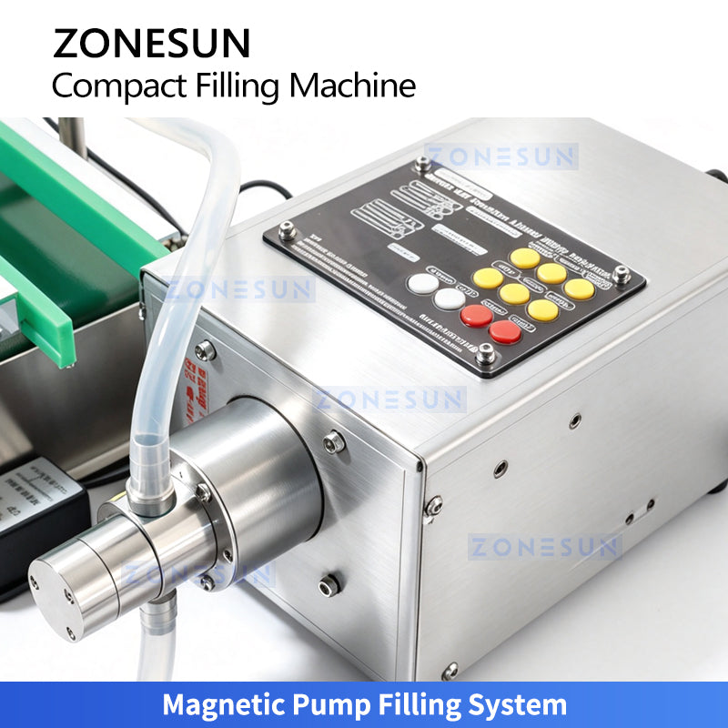 ZONESUN ZS-MPYT600L Automatic Magnetic Pump Liquid Bottle Filling Machine