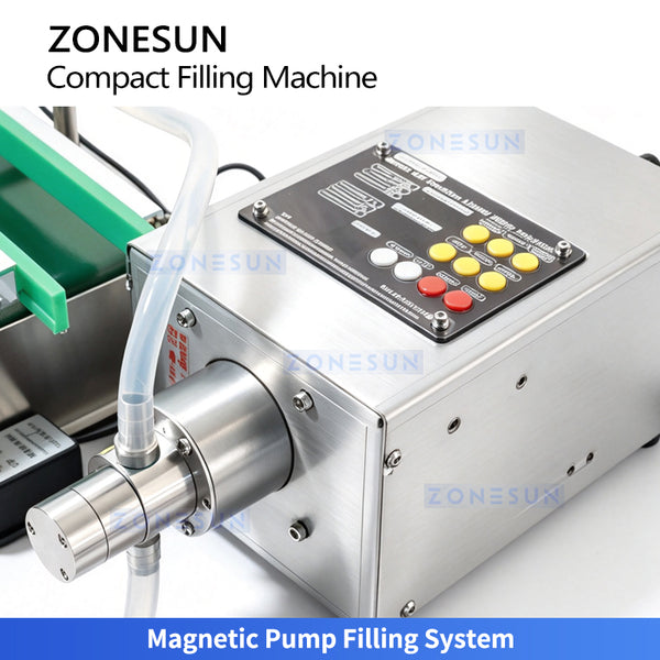 ZONESUN ZS-MPYT600L Automatic Magnetic Pump Liquid Bottle Filling Machine