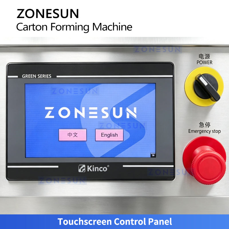 ZONESUN ZS-SEFM01 Semi-Automatic Paperboard Box Opening and Forming Machine