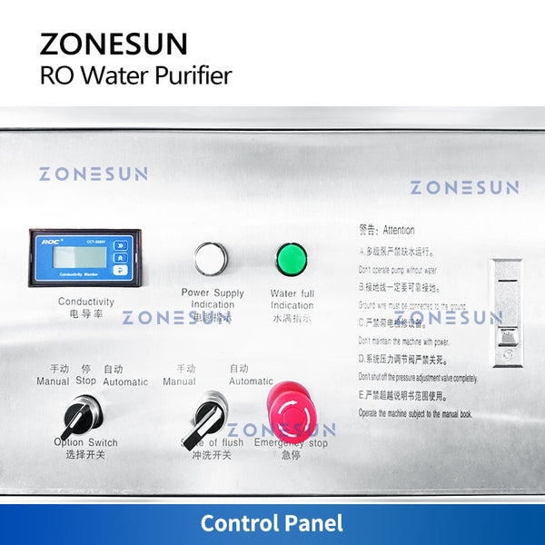 ZONESUN  ZS-WP500L RO Reverse Osmosis Water Purifier