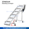 ZONSUN ZS-SLJ6 Compact Elevating Conveyor for Finished Goods Transfer Lines