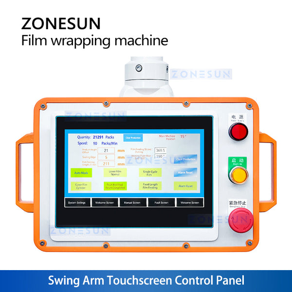 ZS-MSFM730 Servo Automatic 3D Transparent Film Box Overwrapping Machine