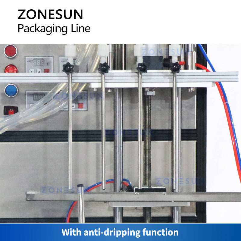 ZONESUN ZS-FAL180Z5 Automatic Magnetic Pump Liquid Filling Capping Shrinking Labeling Production Line