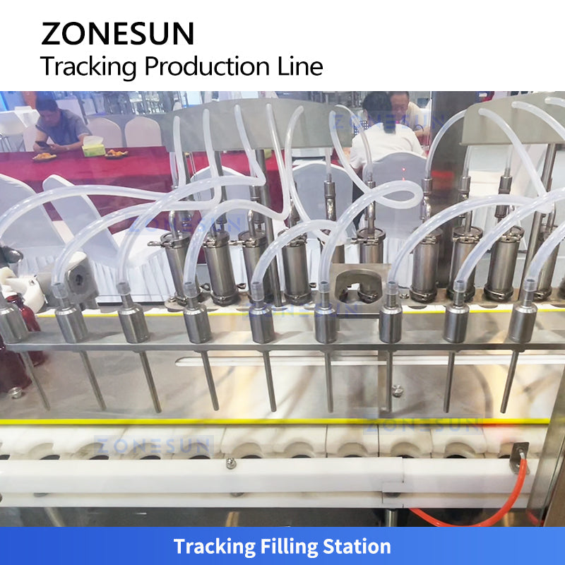 ZONESUN ZS-VTXG50 Automatic Servo Tracking Filling & Capping Monoblock Machine