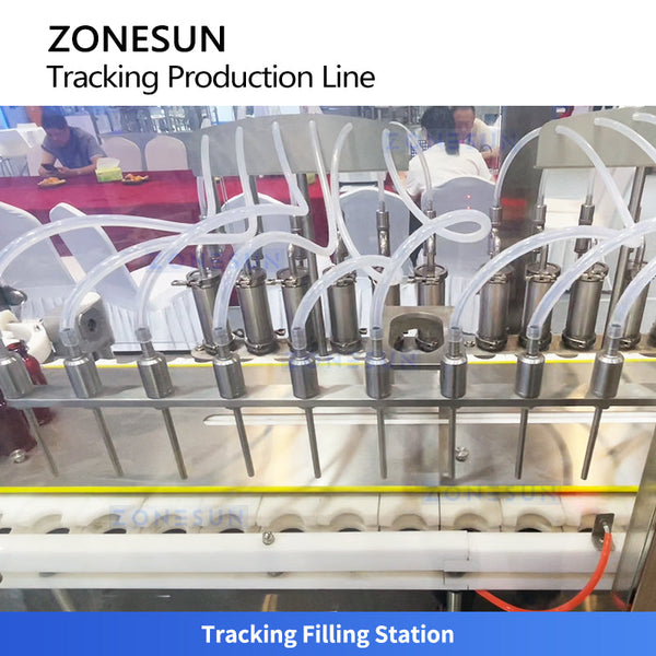 ZONESUN ZS-VTXG50 Automatic Servo Tracking Filling & Capping Monoblock Machine