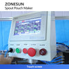 Spout pouch making machine