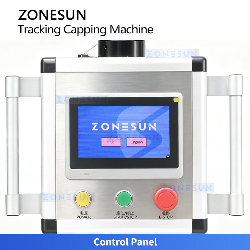 ZONESUN ZS-XG440P Automatic Double-Head Tracking Bottle Capping Machine