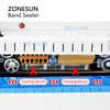 ZONESUN ZS-FR1800P Automatic Bag Sealing Machine with Date Coder