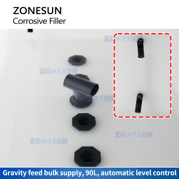 ZONESUN ZS-YTCR4A Automatic 4 Nozzles Corrosive Liquid Filling Machine