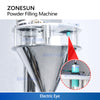 ZONESUN ZS-FM2A Automatic Powder Filling Machine with Feeder System